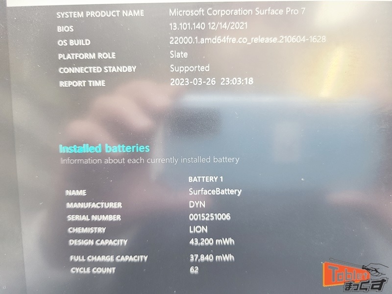 大阪正規取扱店 Surface Pro 7+ LTE バッテリー90％以上 Model 1961