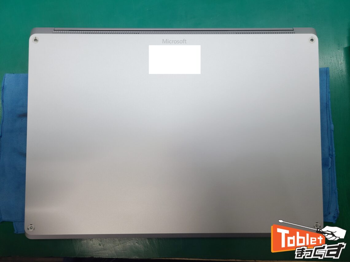 Surface Laptop4 15インチ 表示不良修理 背面