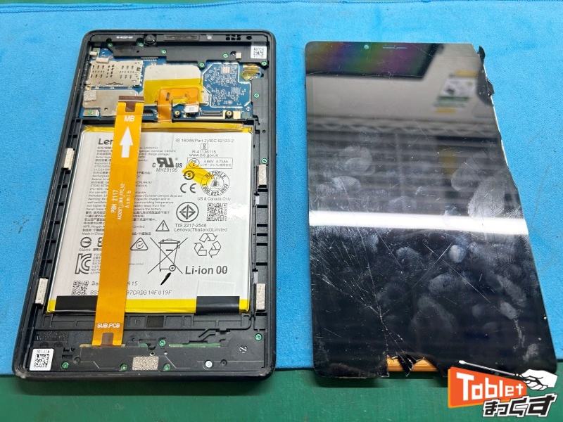 Lenovo Tab M7(3rd Gen) 画面割れ修理