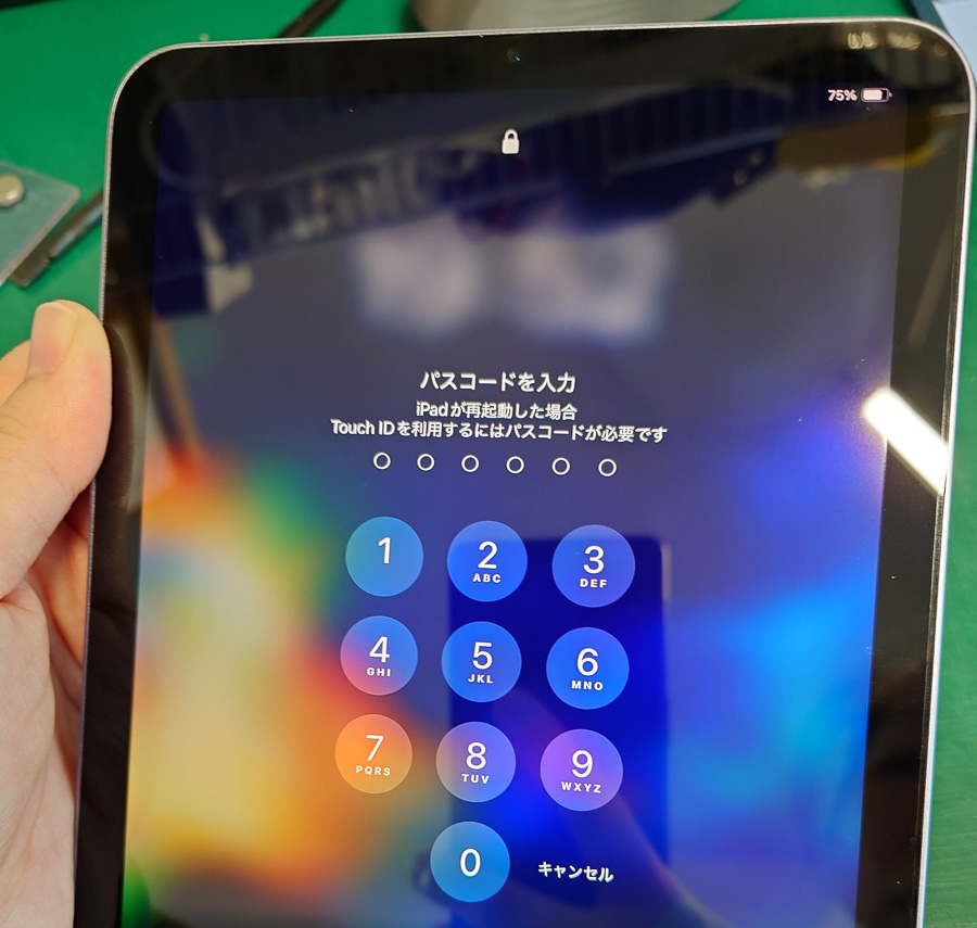 iPadmini6th generation64GB 画面の側面が壊れています。 【公式通販】