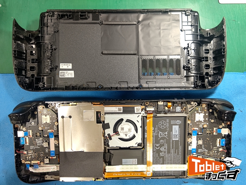 Steam　Deck　LCDモデル　バックカバー取り外し