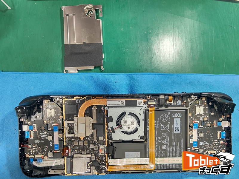 Steam　Deck　LCDモデル　シールド取り外し