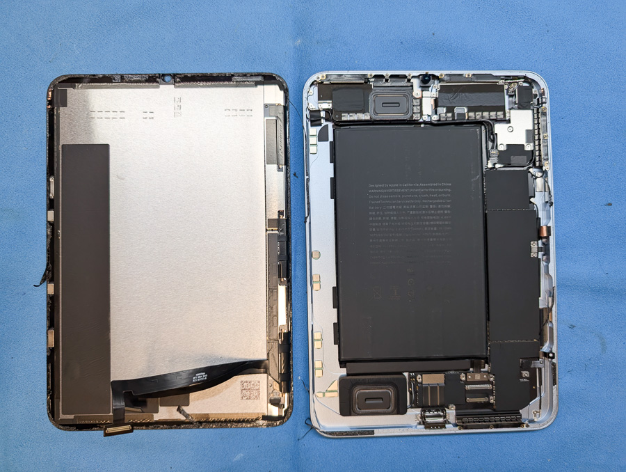 取引中iPad au iPad mini 16GB 液晶割れ 動作ok ジャンク品 Air2 AU 16GB