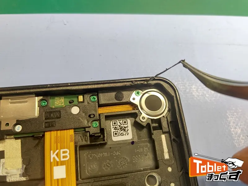 Lenovo　Tab　K9　本体内部清掃