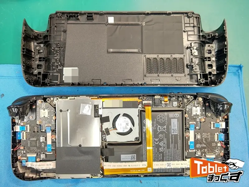 Valve Steam Deck(LCDモデル)　背面カバー取り外し