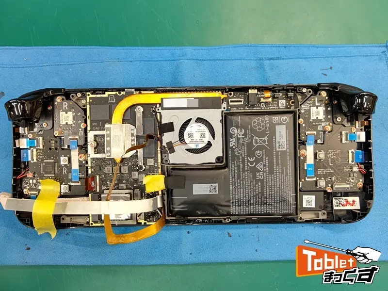 Valve Steam Deck(LCDモデル)　ケーブル取り外し