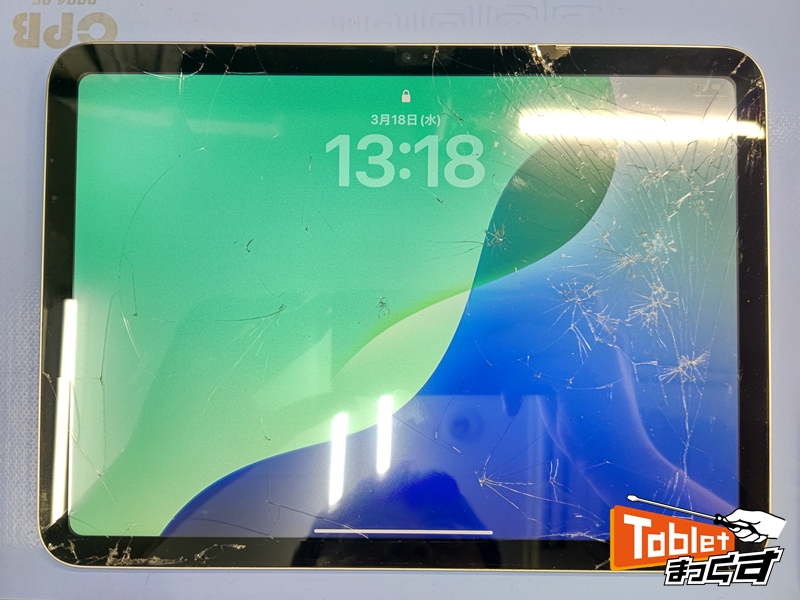 iPad (A16) タッチパネル交換修理 -滋賀- タブレット修理専門店 