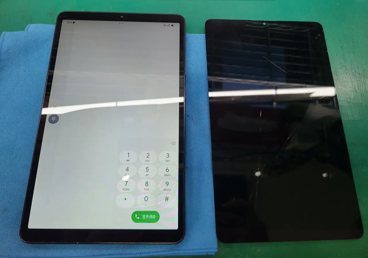 Lenovo Tab One 画面交換完了